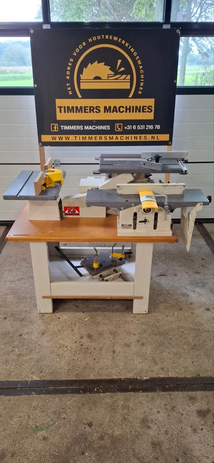kity 5-1 combinatiemachine vlakbank vandiktebank zaagmachine, Ophalen of Verzenden, 1200 watt of meer, Afkortzaag, 70 mm of meer