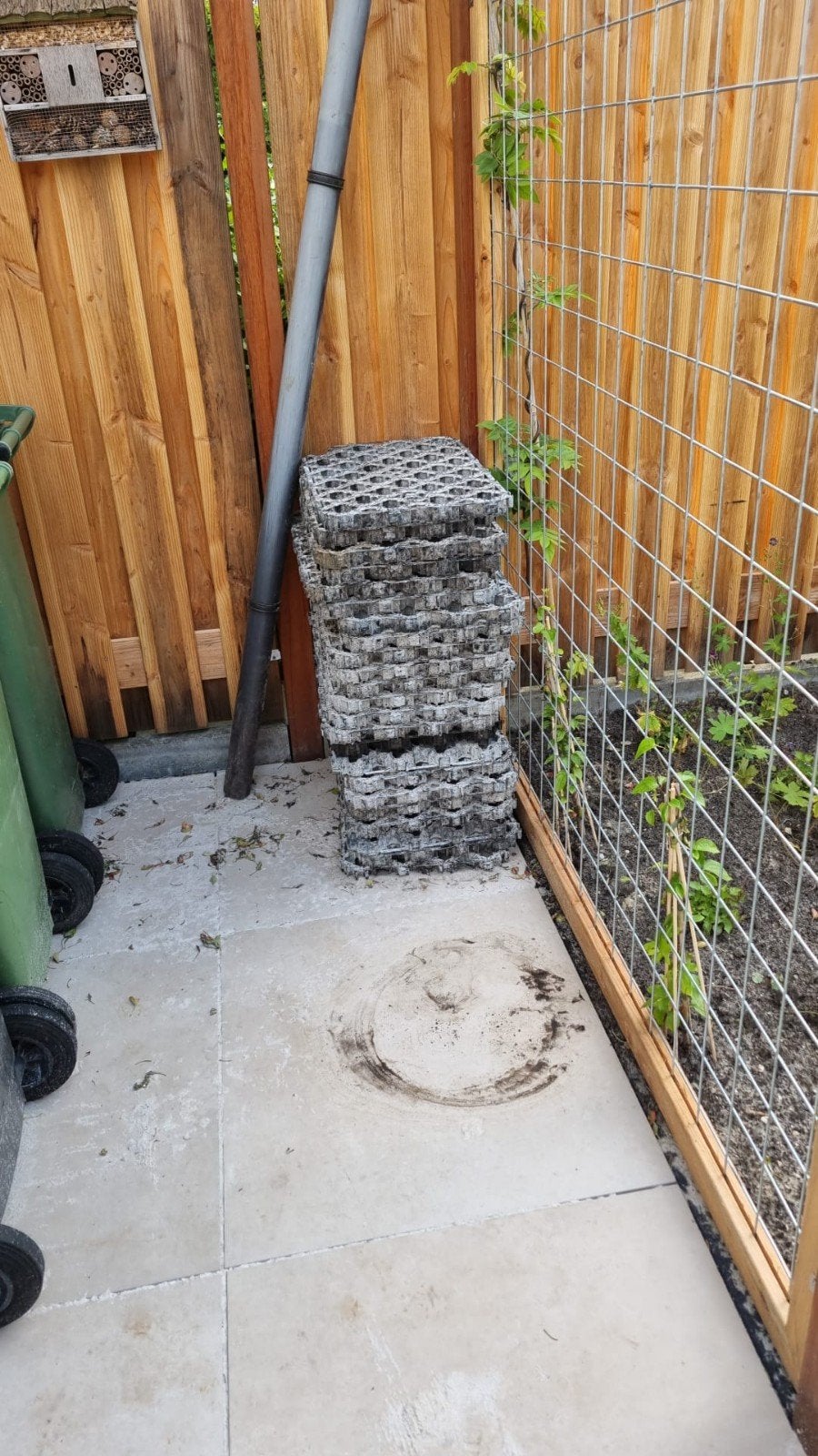 Grindmatten - 22 stuks voor stabiele grindpaden, Ophalen, Gebruikt, Grijs, Overige typen