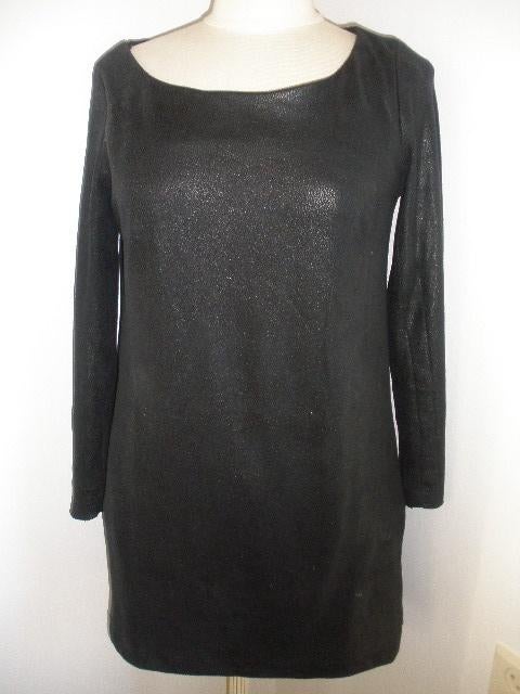 TAHNEE jurk zwart leer look maat S, Maat 38/40 (M), Tahnee, Zwart, Ophalen of Verzenden
