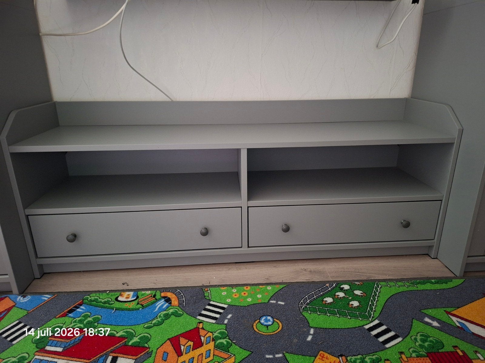 Hauga tv meubel van ikea, Ophalen, 100 tot 150 cm, Zo goed als nieuw, Minder dan 100 cm