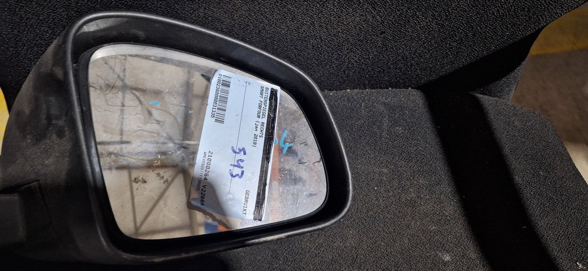 Originele Smart Forfour (453) Buitenspiegel Rechts (Passagie, Gebruikt, -, -, Ophalen of Verzenden