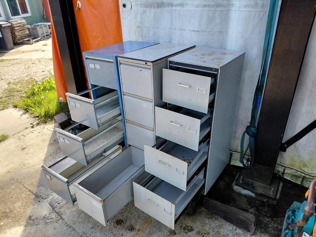 3x ladeblokken voor werkplaats of schuur, Huis en Inrichting, Kasten | Roldeurkasten en Archiefkasten, Verzenden, 25 tot 50 cm