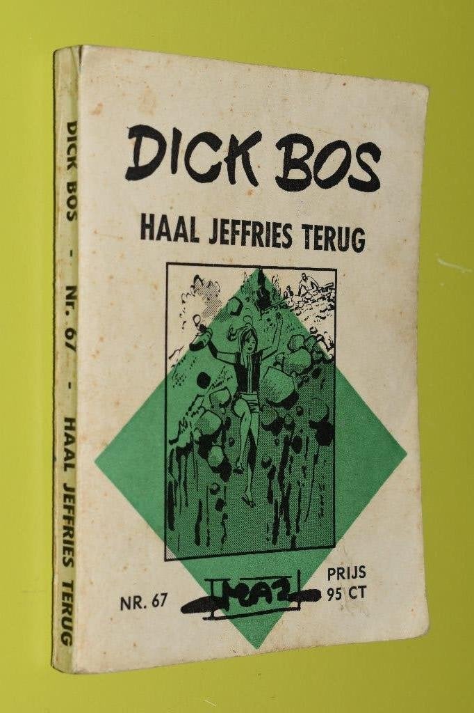 Dick Bos- no 67- Haal Jeffries terug- 1967-, Gelezen, Dick Bos, Eén stripboek, Ophalen of Verzenden