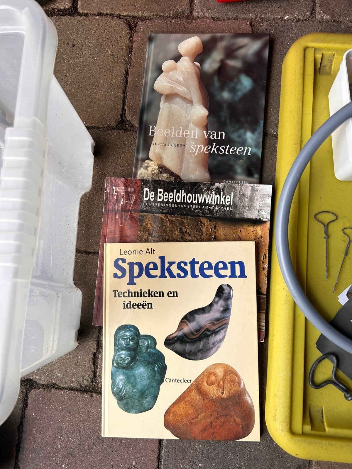 Speksteen bewerken, Ophalen, Zo goed als nieuw, Overige onderwerpen