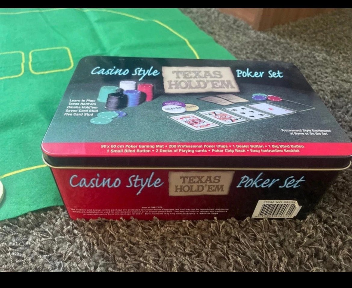 Pokerset, Drie of vier spelers, Ophalen of Verzenden, Gebruikt