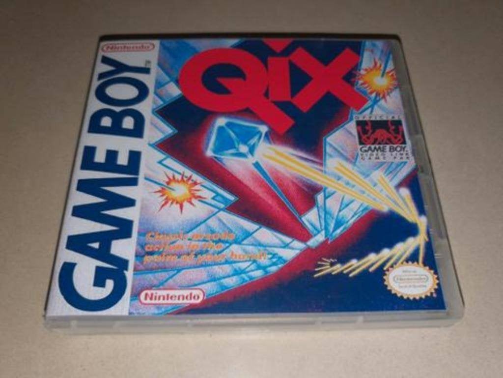 Qix Game Boy GB Game Case, Spelcomputers en Games, Avontuur en Actie, Verzenden, 1 speler, Zo goed als nieuw