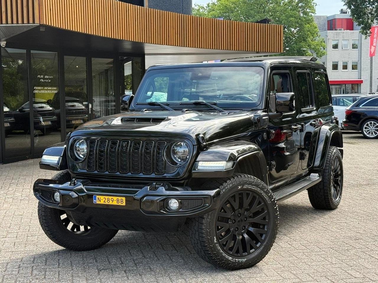 Jeep Wrangler Unlimited 4xe 380 Rubicon BRUTE|Garantie|Khan, Auto's, Jeep, Automaat, Euro 6, 4 cilinders, Cabriolet
