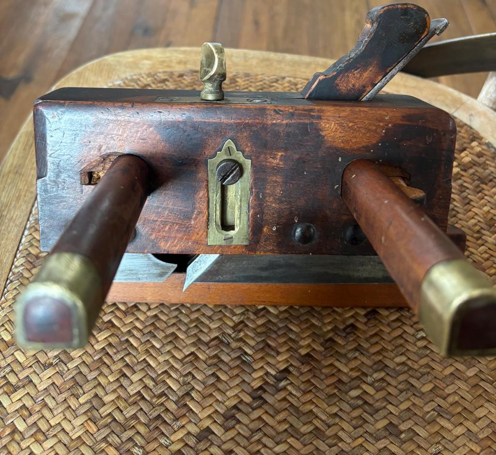 Antieke Engelse sponningschaaf A ROBINS - Zeer goede staat, Antiek en Kunst, Antiek | Gereedschap en Instrumenten, Ophalen of Verzenden