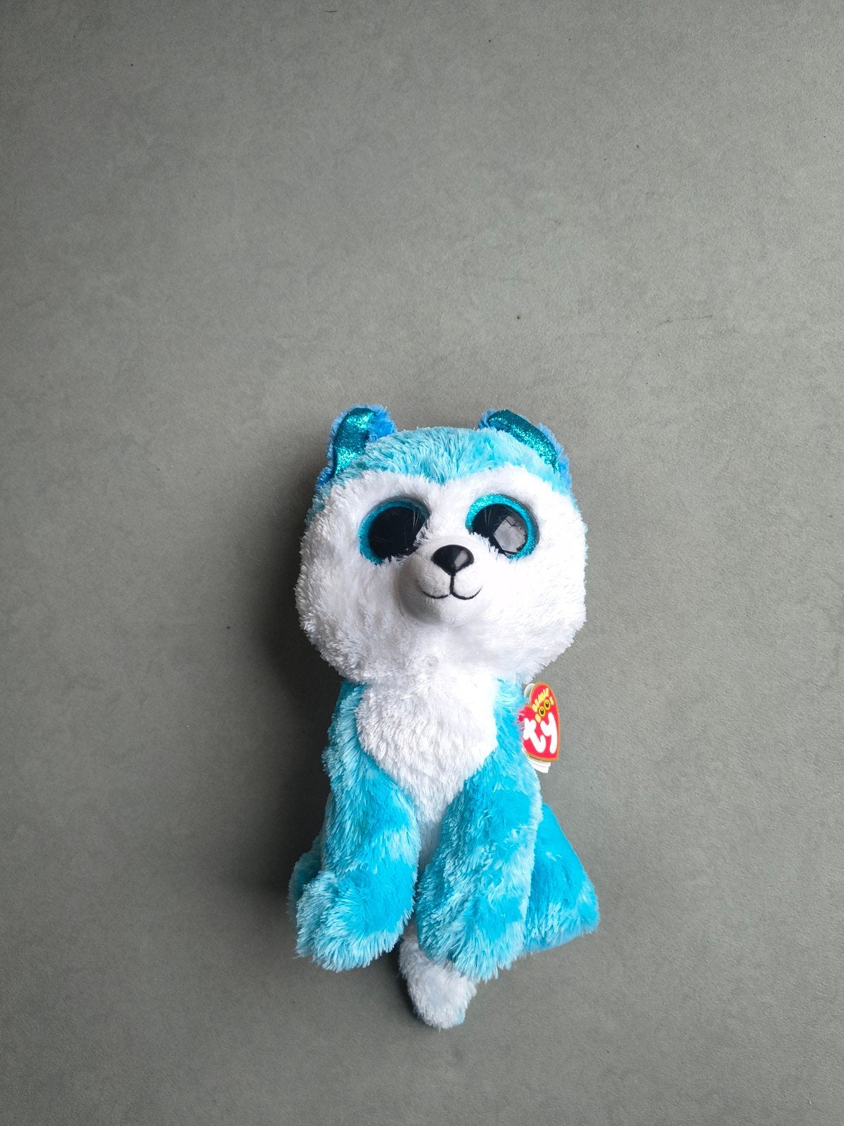 Ty Beanie Boo Prince knuffel - Blauw/Wit, Ophalen, Gebruikt, Blauw, Hond