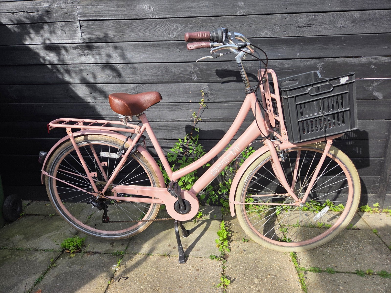 28 inch damesfiets Spirit met 6 versnellingen, Fietsen en Brommers, Gebruikt, Velgrem, Versnellingen, Spirit