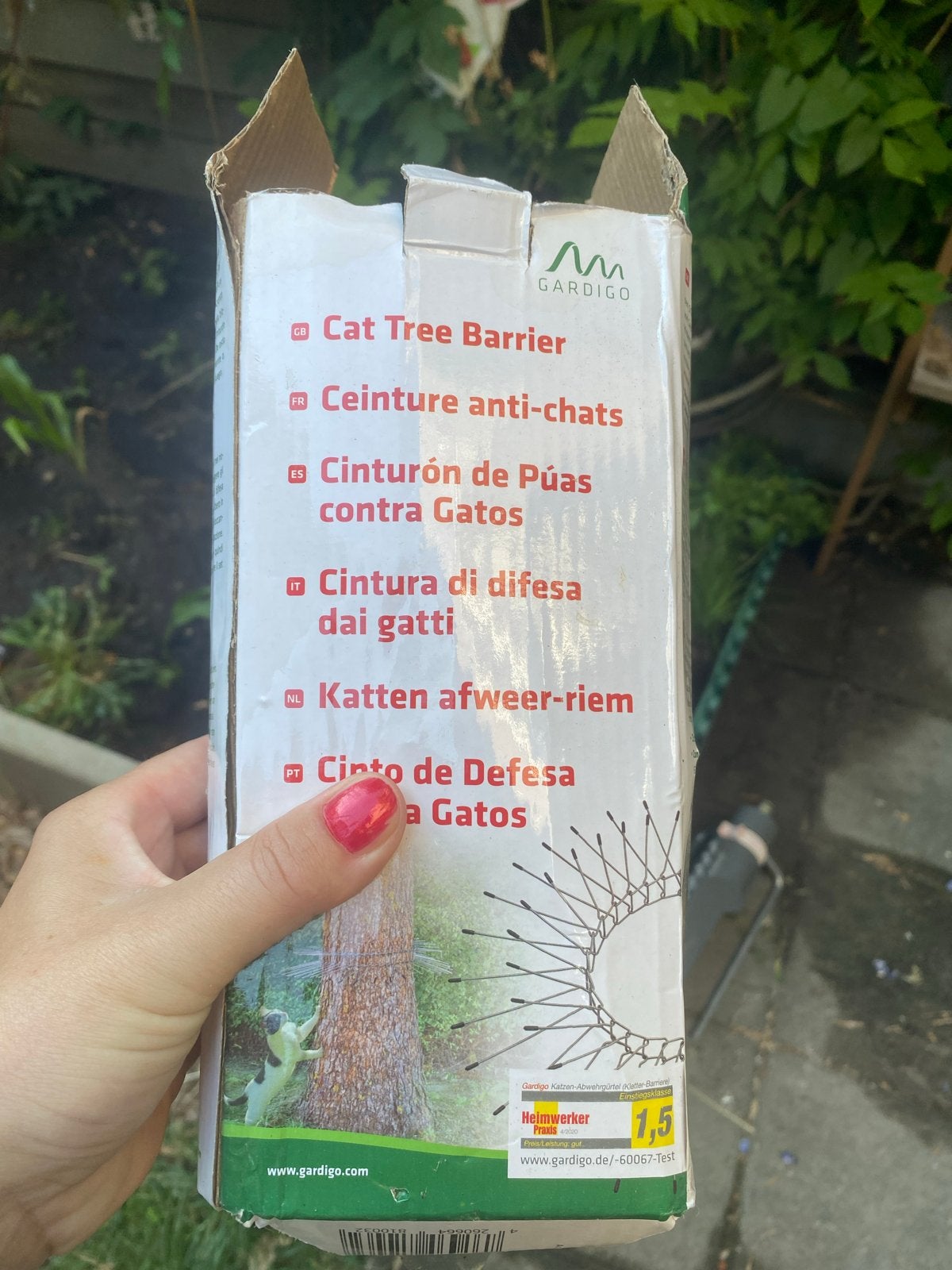 Tegen katten, Ophalen
