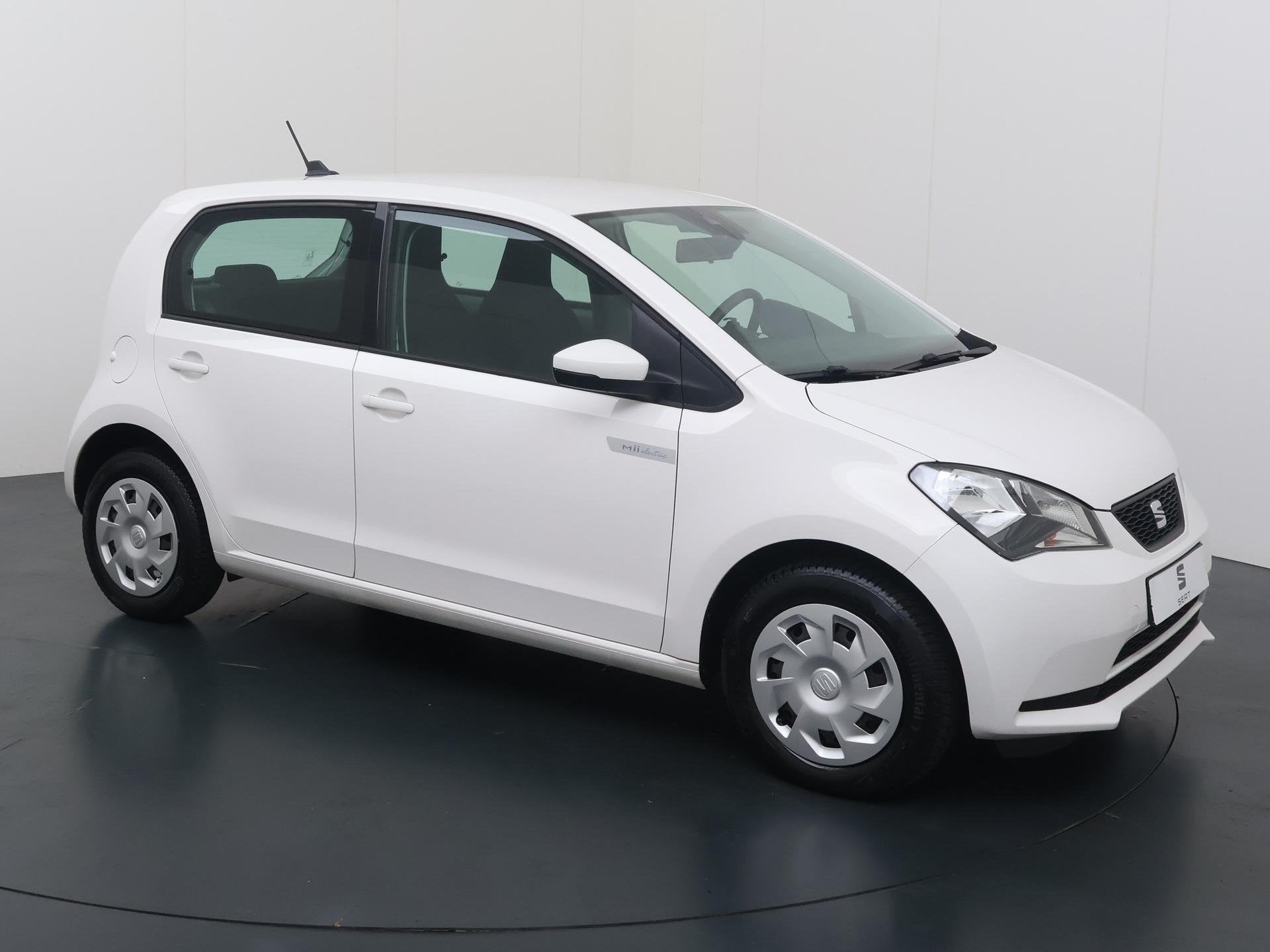 SEAT Mii Electric electric | 83 PK | SoH 90% | Cruise contro, Auto's, Stof, Zwart, Mii, Wit