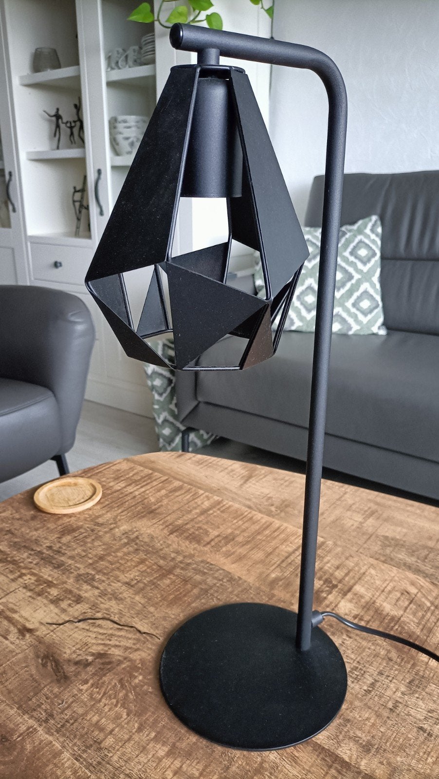 lamp, Ophalen, Gebruikt, Zwart, Metaal