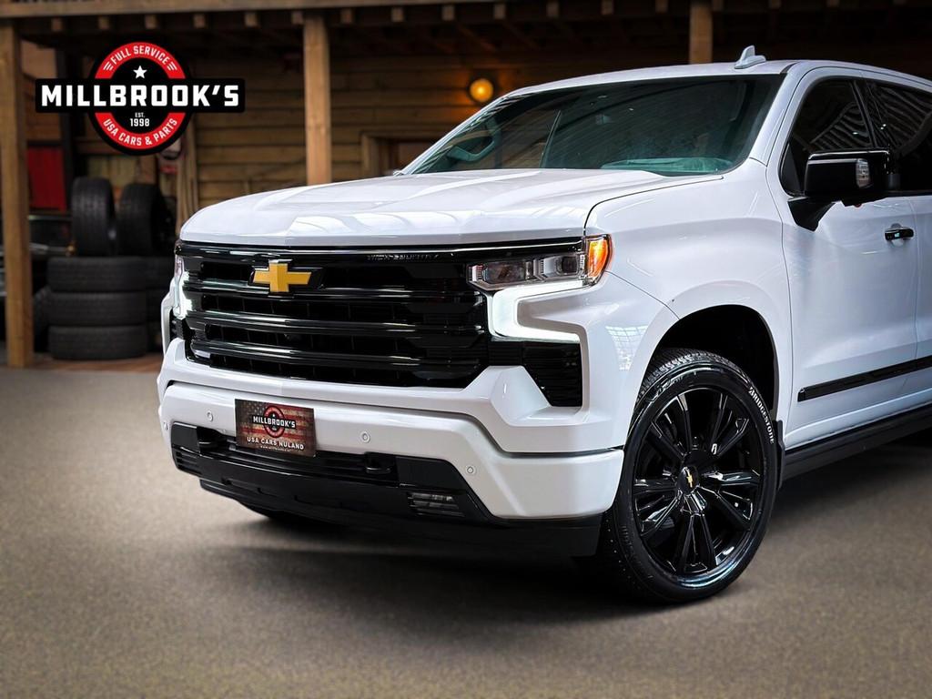 Chevrolet Silverado High Country 6.2 V8 420 PK, BPM VRIJ, Bl, Auto's, Chevrolet, Automaat, 8 cilinders, Wit, Leder