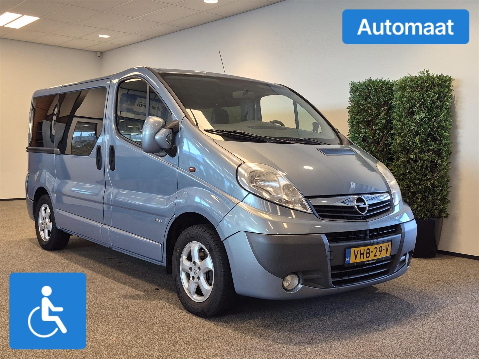 Opel Vivaro L1H1 Rolstoelbus Automaat 4+1 (airco), Auto's, Automaat, Stof, 4 cilinders, Cruise Control