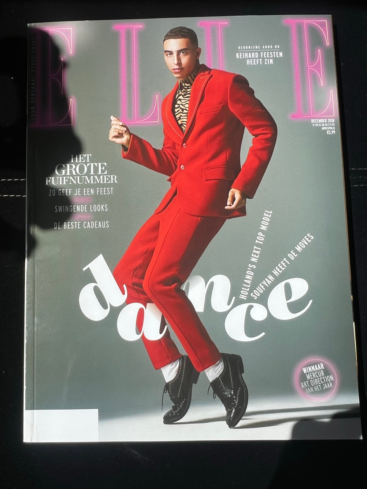 ELLE Magazine December 2018 - Het Grote Fuifnummer, Ophalen of Verzenden, Gelezen, Glossy