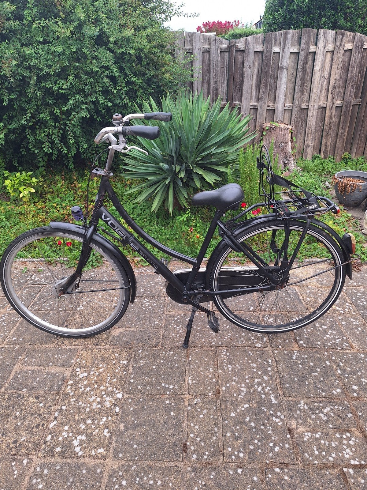 Vogue dames/omafiets 28"banden,50 cm framehoogte en ringslot, 50 tot 53 cm, Ophalen, Gebruikt, Handrem