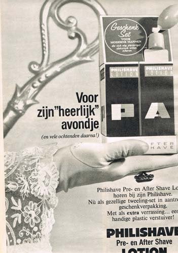 Philishave - Sinterklaas Advertentie - uit Tijdschrift 1964, Ophalen of Verzenden, 1960 tot 1980, Knipsel(s)