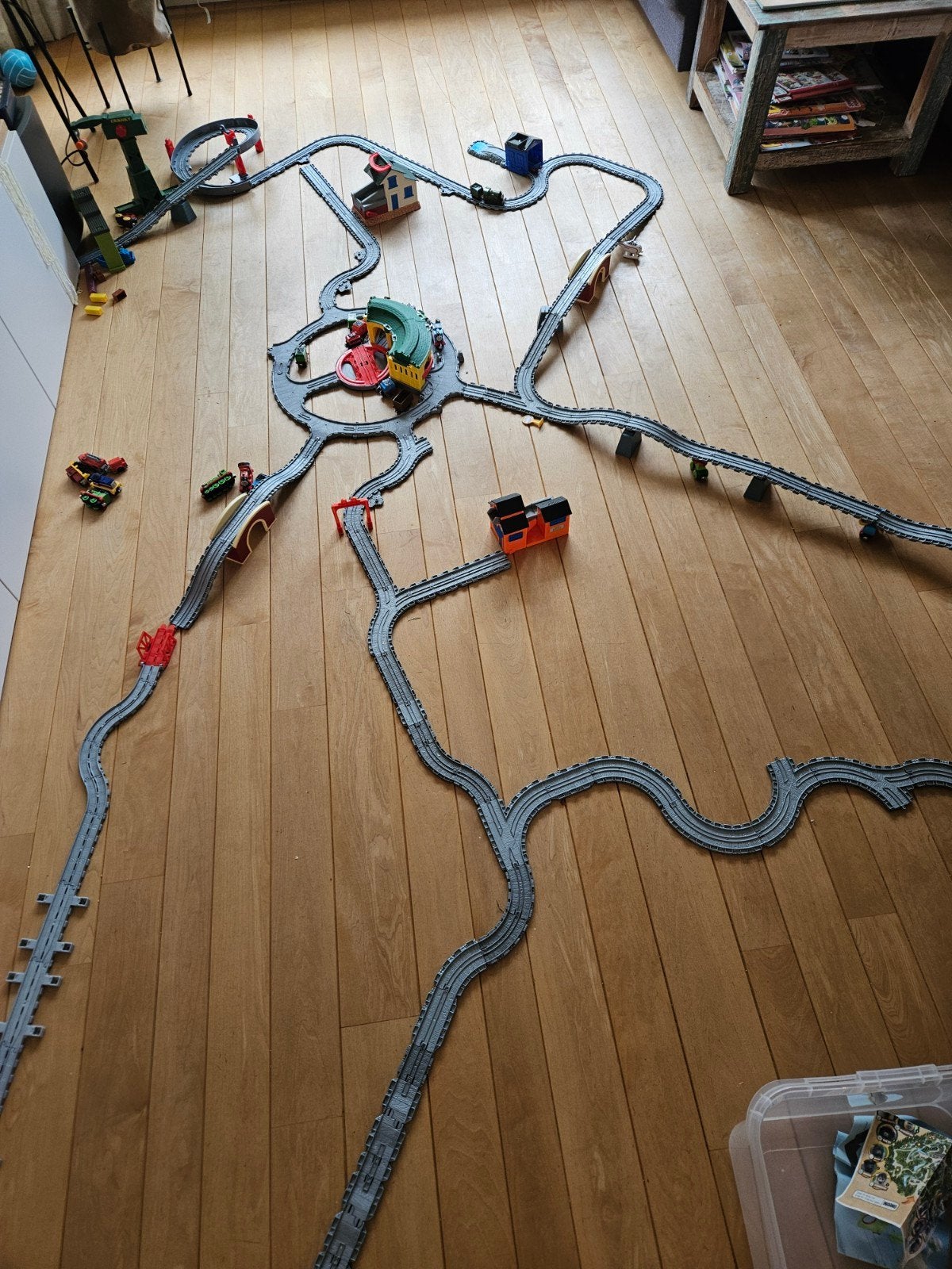 Grote Thomas de Trein collectie met rails en accessoires, Ophalen of Verzenden, Gebruikt