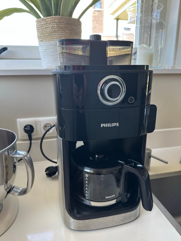 Philips Grind & Brew HD7769/00 Koffiezetapparaat, Ophalen, Afneembaar waterreservoir, Gebruikt, 10 kopjes of meer