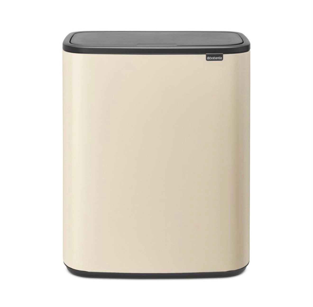 Brabantia Bo Touch Bin Hi 2 x 30L - Soft Beige (Nieuw), 40 liter of meer, Ophalen, Nieuw, Metaal