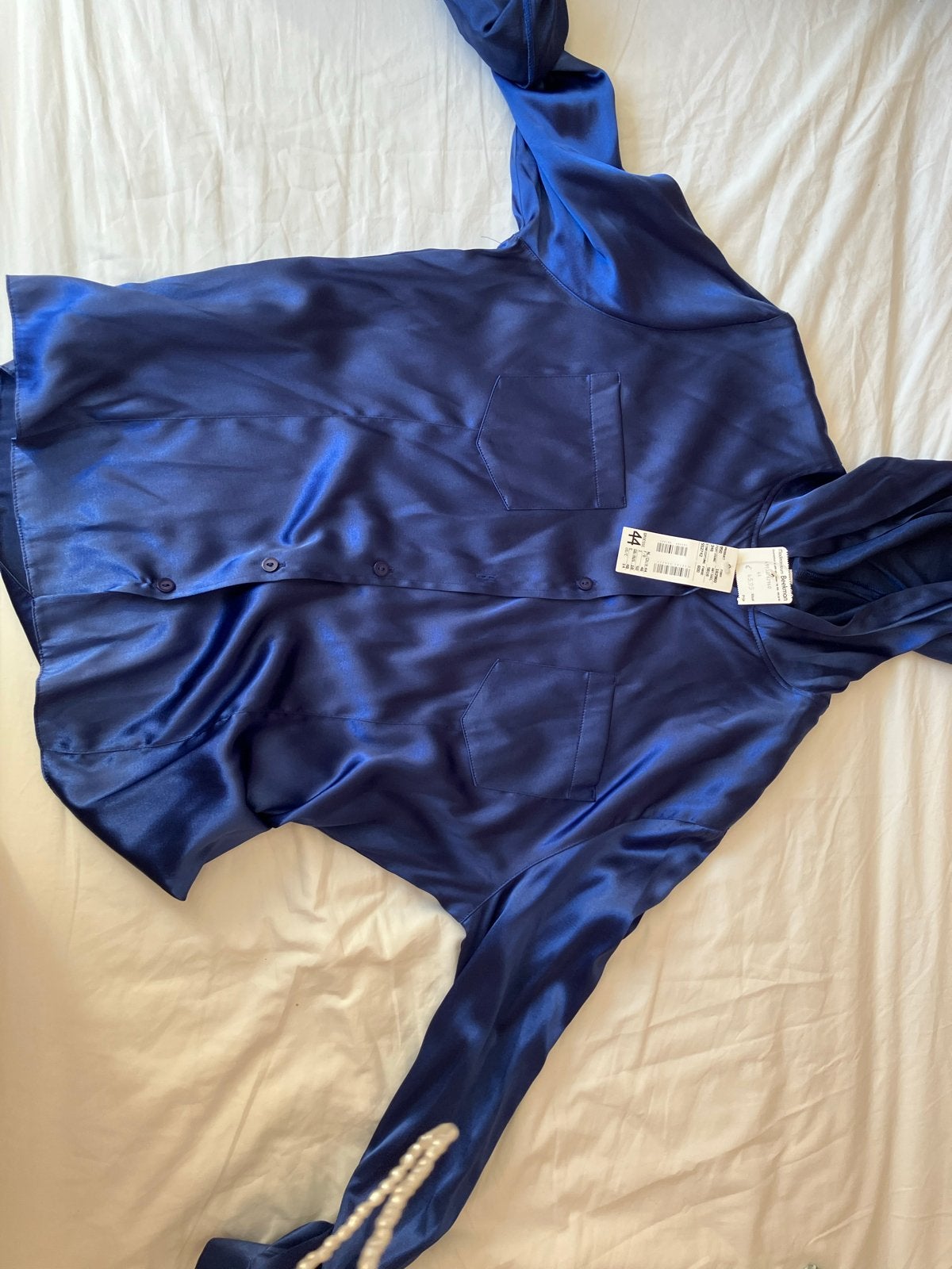 Nieuwe blauwe blouse - Maat 44, Kleding | Dames, Ophalen of Verzenden, Nieuw, Maat 42/44 (L), Blauw