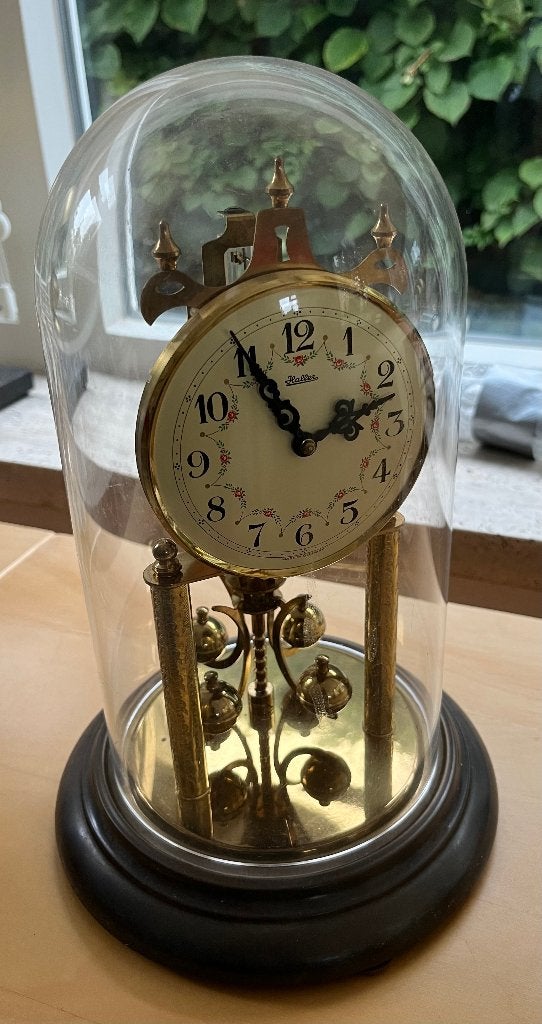 Originele Duitse Haller Stolpklok / 400-dagen klok – Vintage, Ophalen