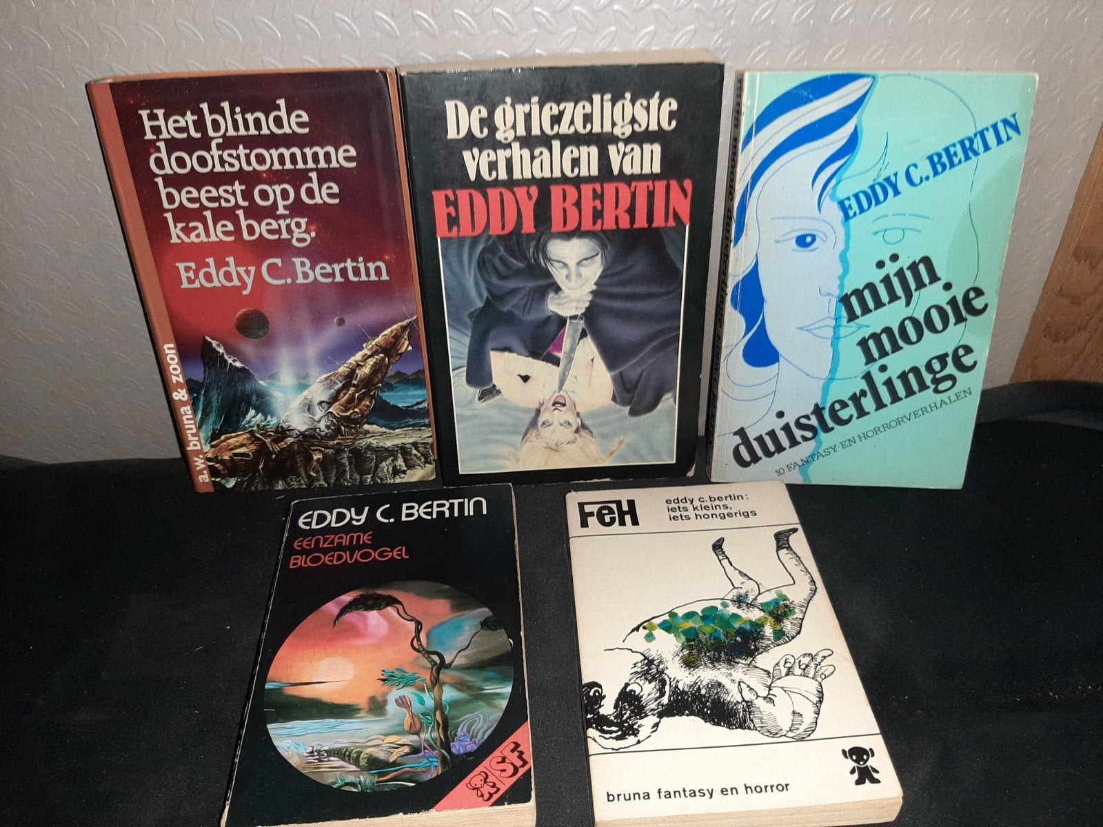 5 boeken van Eddy C. Bertin - Fantasy en Horror, Boeken, Ophalen of Verzenden, Gelezen