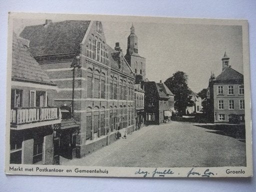 P268 Groenlo - Markt - 1954, Verzenden, 1940 tot 1960, Gelopen, Gelderland