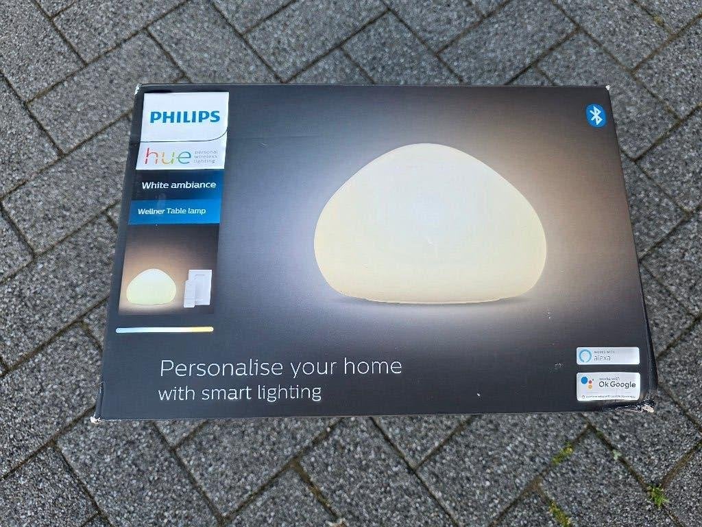 Philips Hue Wellner Table Lamp White Ambiance WEG=WEG!, Philips Hue, ., Ophalen of Verzenden, Zo goed als nieuw