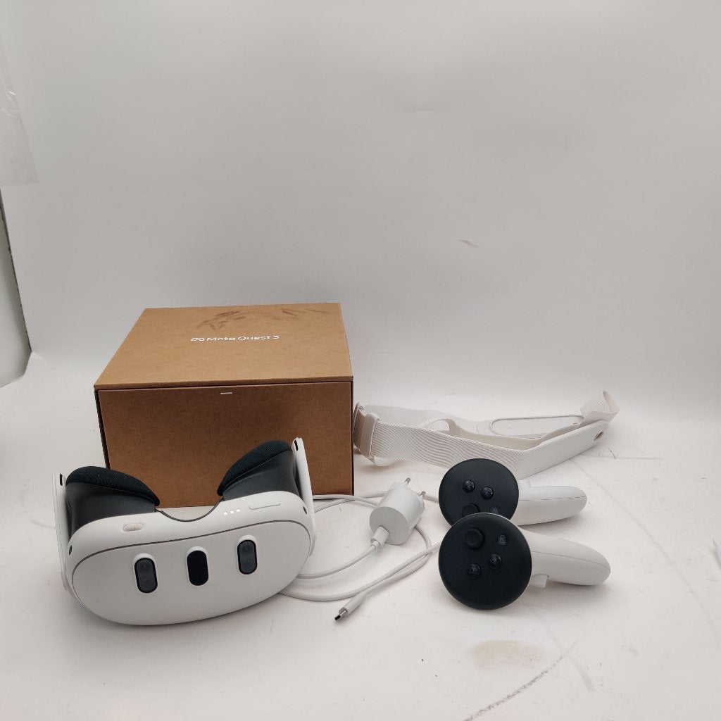 META Quest 3 128 GB in nieuwstaat! nu voor €419.99, Spelcomputers en Games, Virtual Reality, M, Ophalen of Verzenden, Zo goed als nieuw