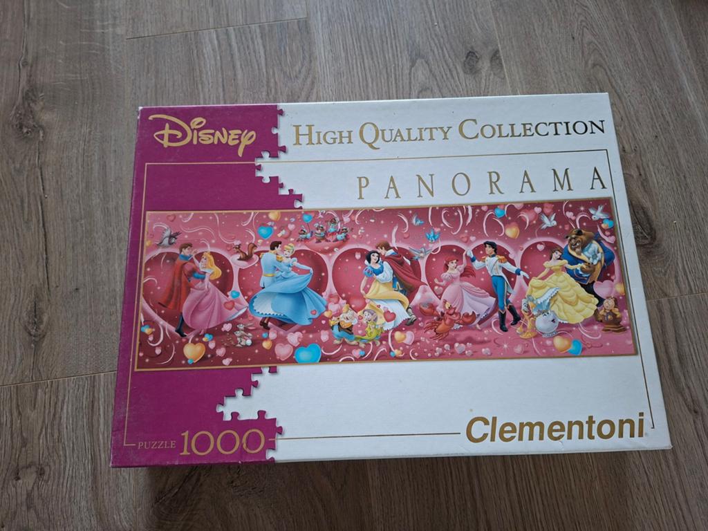 Clementoni disney princess puzzel, Ophalen of Verzenden, 500 t/m 1500 stukjes, Zo goed als nieuw