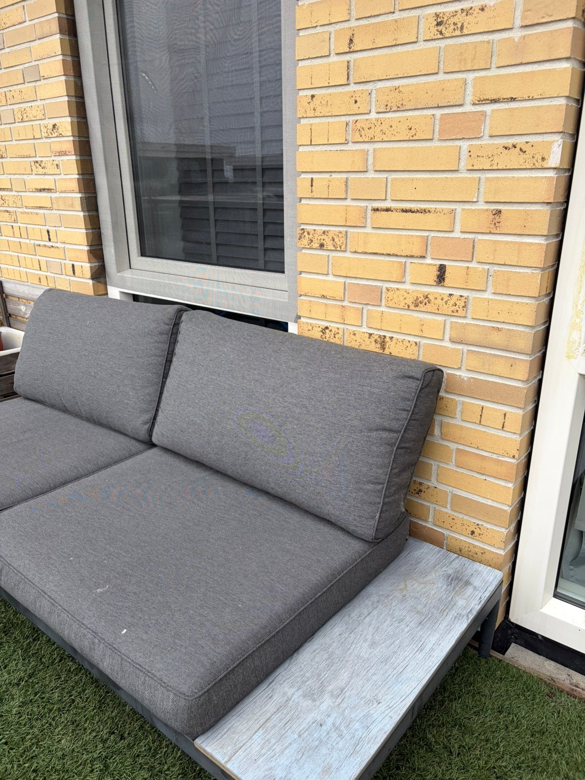 Loungebank - tuinbank, Tuin en Terras, Gebruikt, Aluminium, Loungeset, Bank