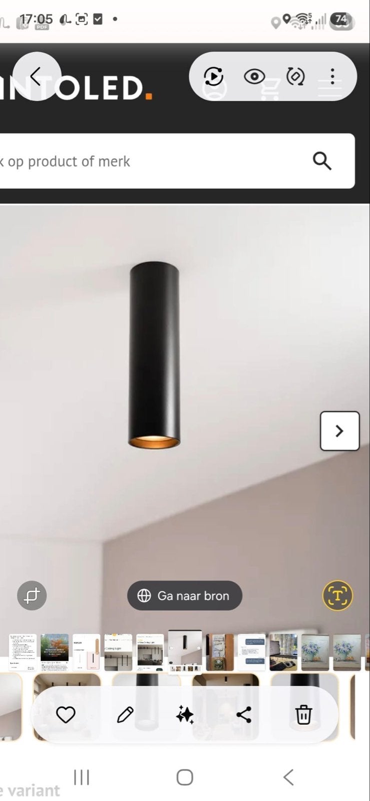 3 zwarte opbouwspots | 60 cm lang | nieuw!, Huis en Inrichting, Modern, Plafondspot, Ophalen of Verzenden, Overige merken