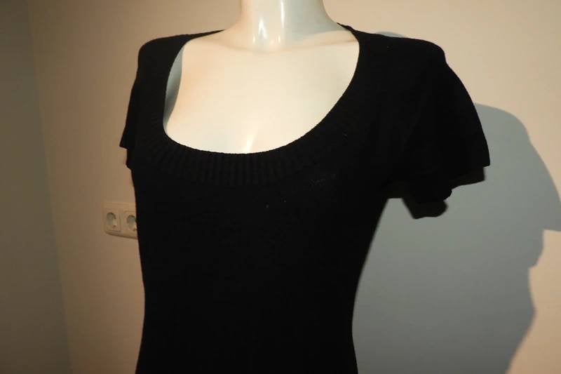 Dolce & Gabbana eerstelijns trui vintage stretch breisel IT, Dolce & Gabbana, Verzenden, Zwart, Maat 42/44 (L)