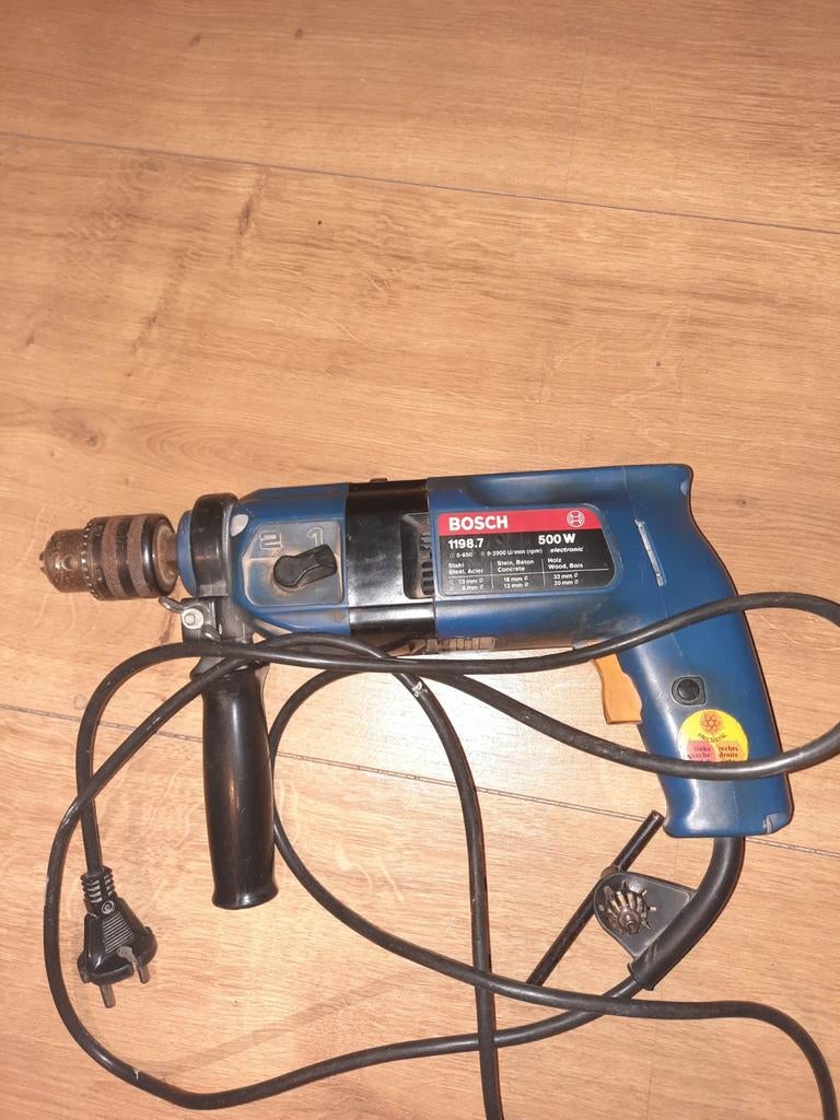 Bosch 1198.7  boormachine!!!, Ophalen of Verzenden, Boormachine
