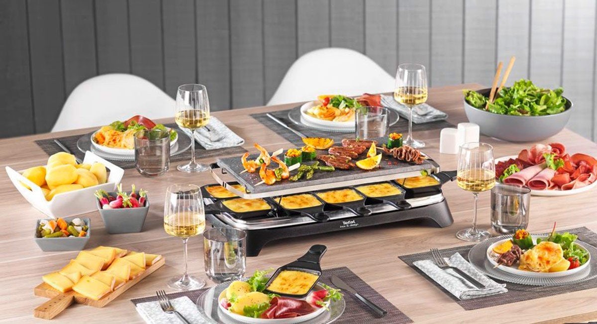Nieuw in doos! Tefal Pierrade & Raclette Gourmetstel (Nooit, Witgoed en Apparatuur, Gourmetstellen, Ophalen of Verzenden, Nieuw