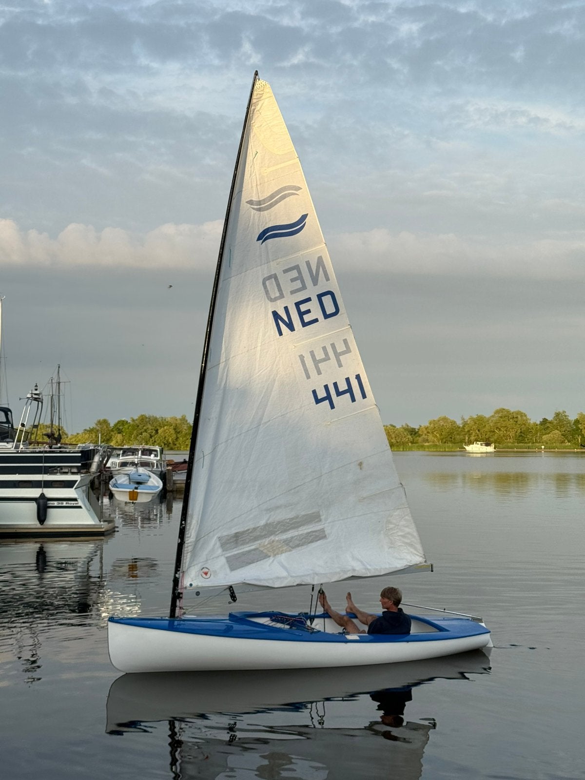 Mooie goede oude finnjol finn zeilboot voor heerlijk zeilen, Watersport en Boten, Accessoires en Onderhoud, Gebruikt, Ophalen