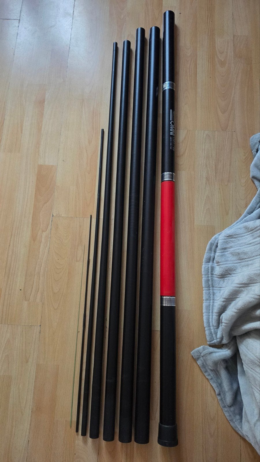Shakespeare Omni Vaste Hengel 7.80m, Ophalen, Gebruikt, Vaste hengel