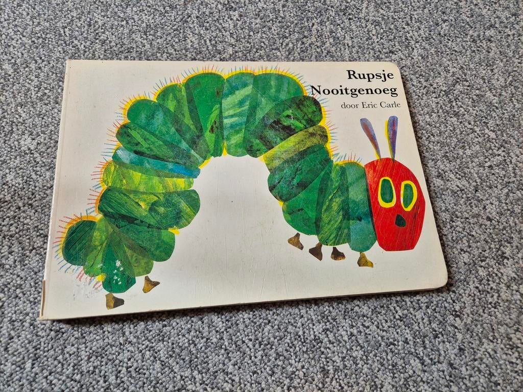 Rupsje Nooitgenoeg - Eric Carle (Hardcover), Boeken, Kinderboeken | Jeugd | onder 10 jaar, Ophalen of Verzenden, Gelezen, Eric Carle