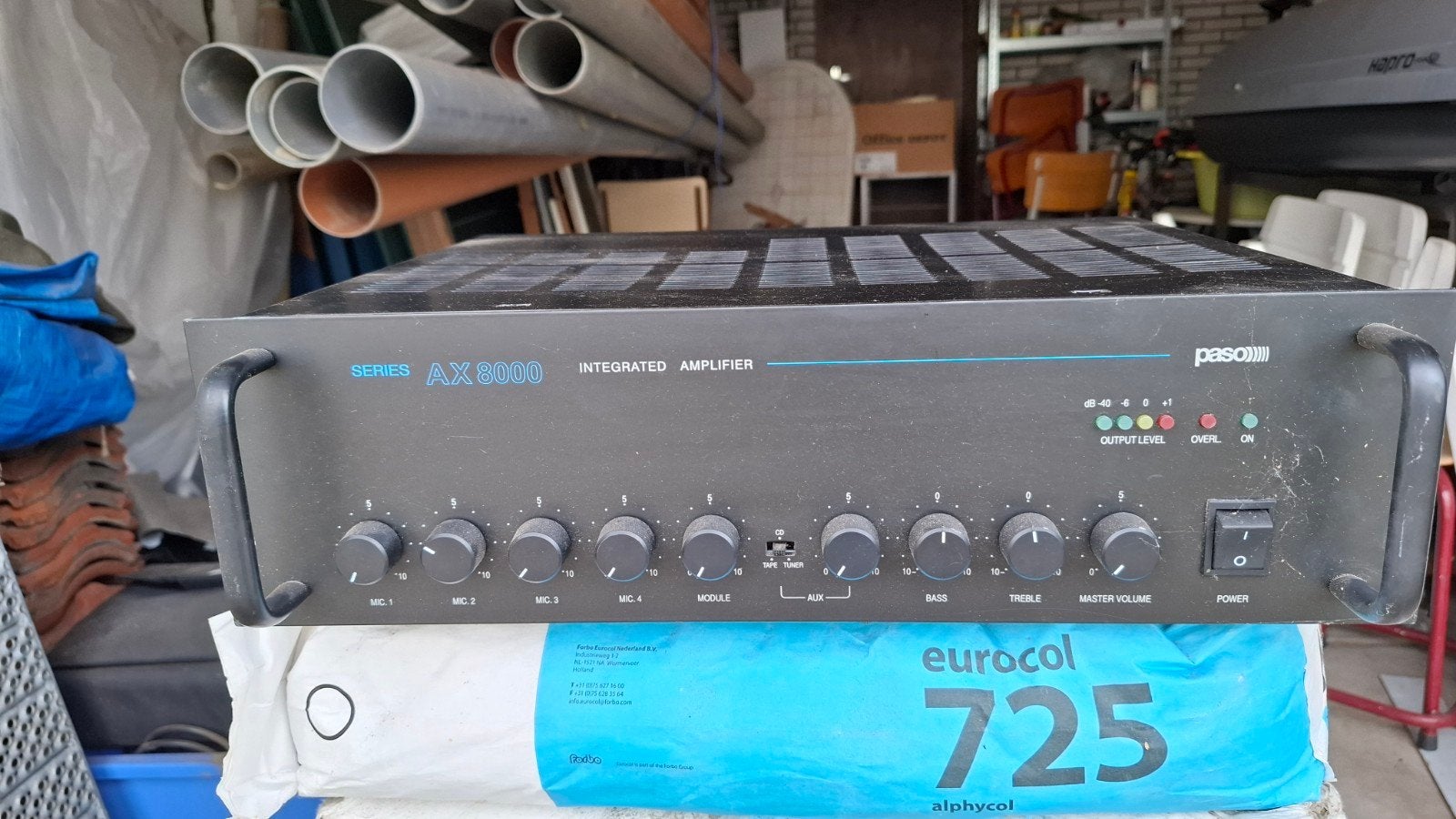 Paso AX 8000 Professionele Kwaliteit  -, Overige merken, Ophalen of Verzenden, 120 watt of meer, Gebruikt