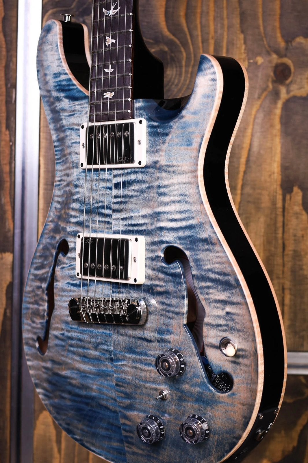 PRS Hollowbody II Piezo USA – Faded Whale Blue – Nieuwstaat, Muziek en Instrumenten, Snaarinstrumenten | Gitaren | Elektrisch