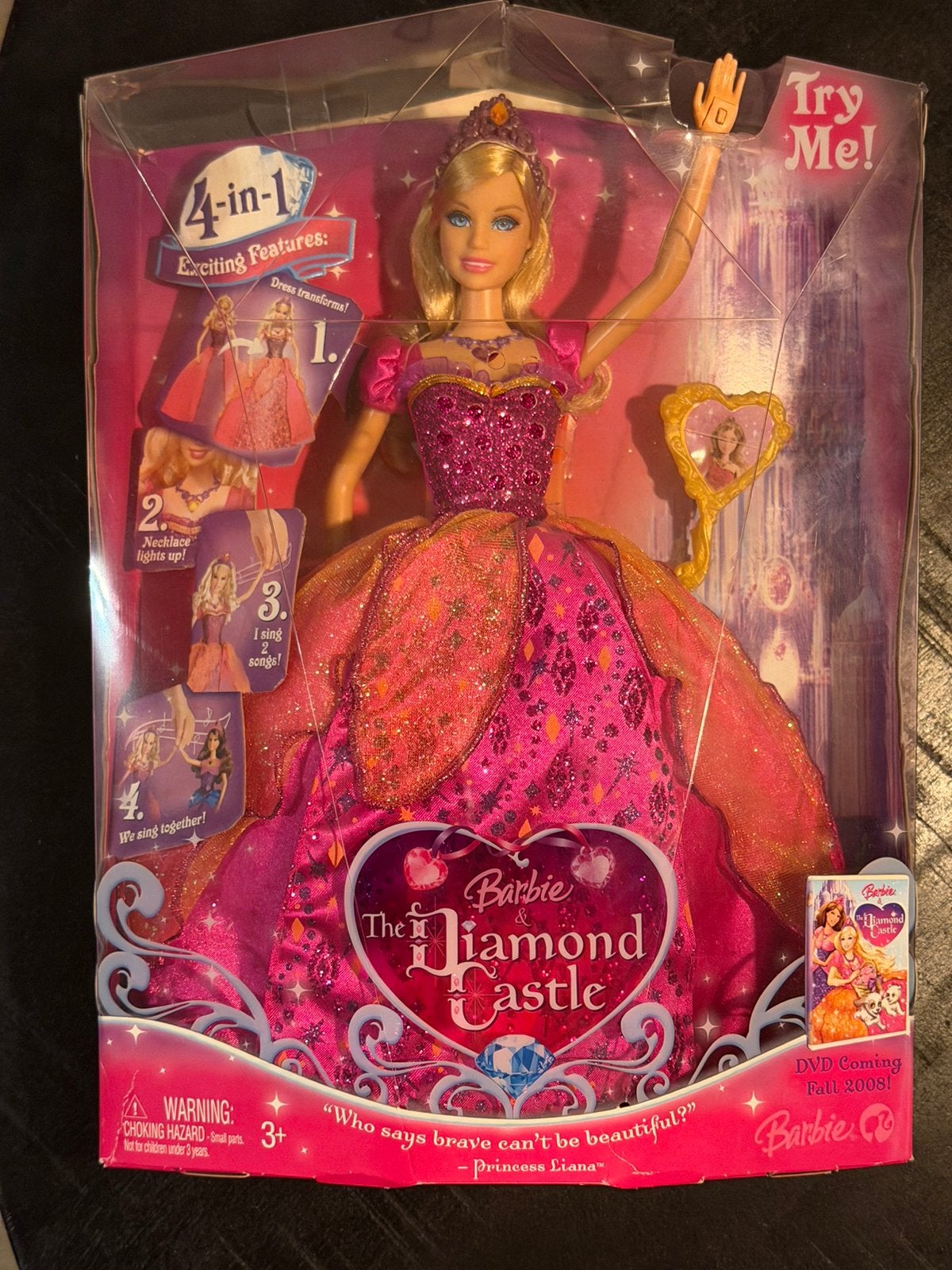 Barbie Diamond Castle Princess Liana 2008 M0785 in doos