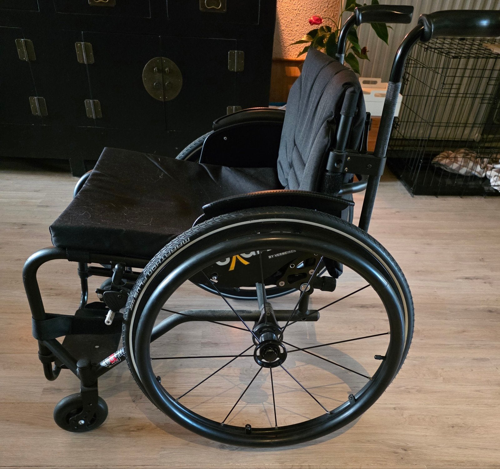 Vermeiren Sagitta Rolstoel, Ophalen, Inklapbaar, Gebruikt, Handbewogen rolstoel