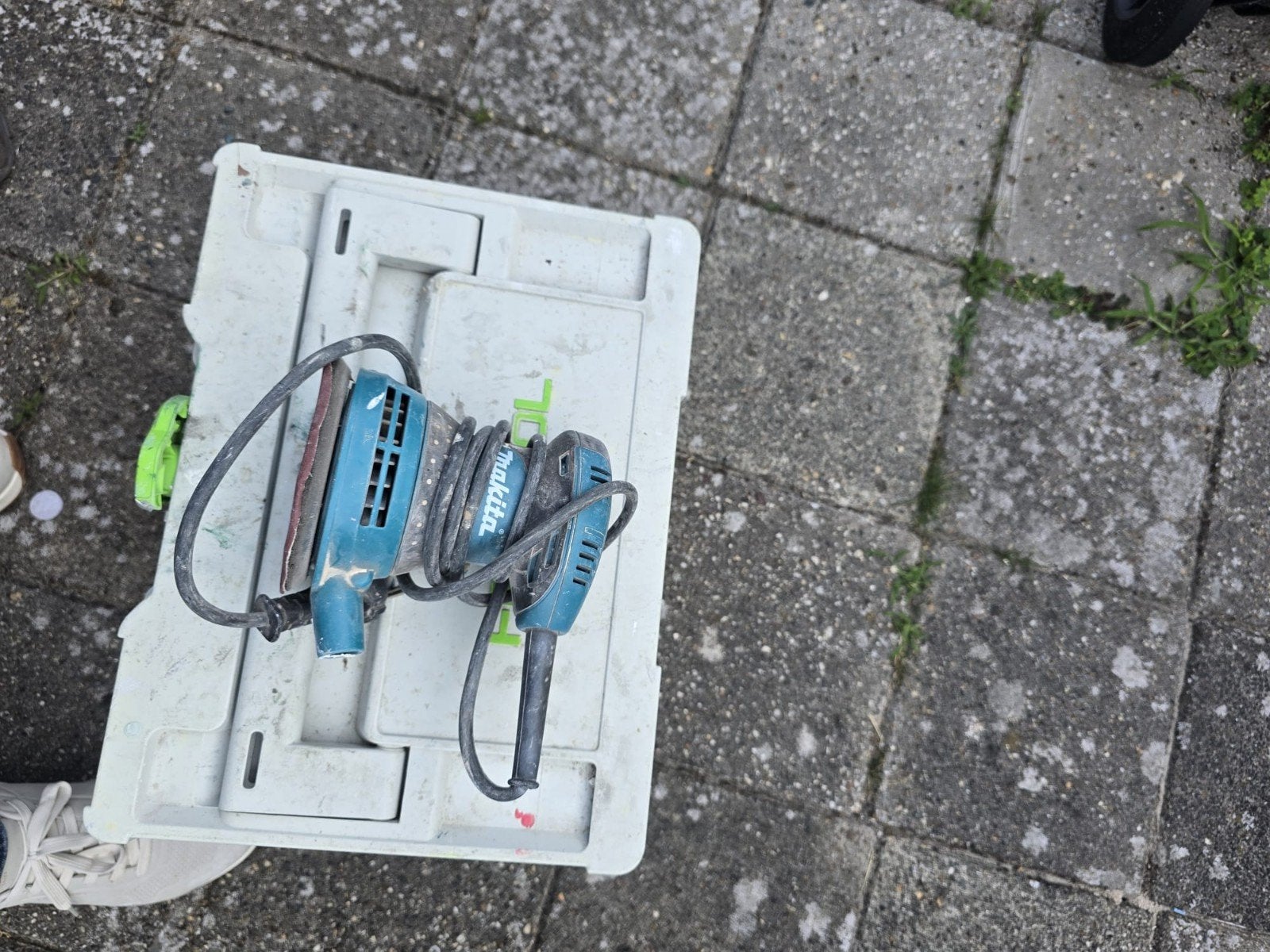 Makita vlakschuurmachine in Festool Systainer, Ophalen, Gebruikt, Minder dan 600 watt, Vlakschuurmachine
