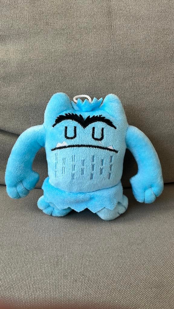 Kleurenmonster poppetje blauw 16 cm, Ophalen of Verzenden, Zo goed als nieuw