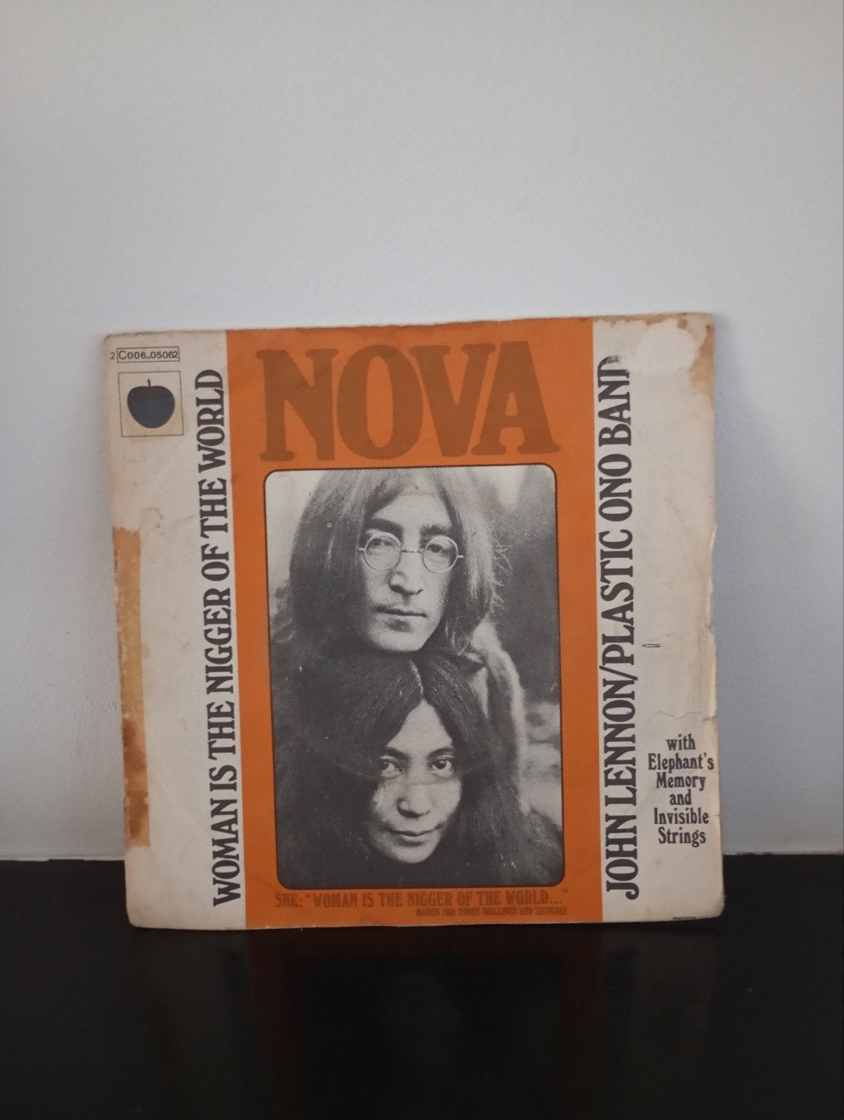 Vintage John Lennon Single Woman s the Nigger Beatles, Ophalen of Verzenden, Gebruikt, Pop