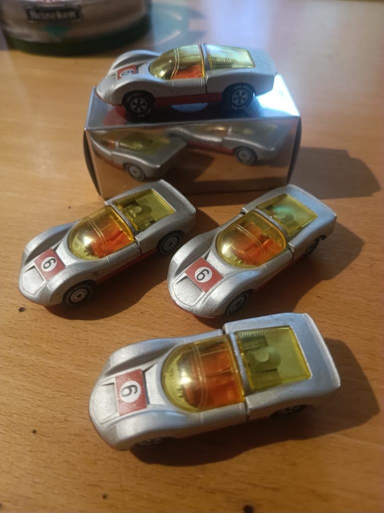 Siku diverse Porsche type 906 raceauto's, Overige merken, Gebruikt, 1:50 of kleiner, Auto