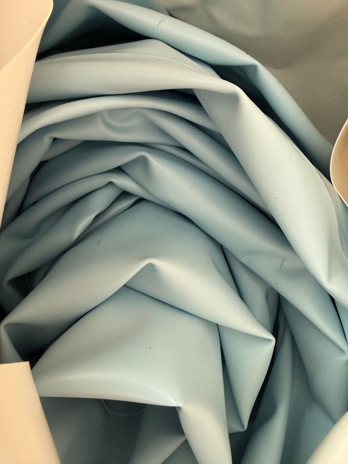 Lichtblauwe liner - 6.23m x 3.60m x 1.5m, Ovaal, Ophalen, 120 cm of meer, 300 cm of meer