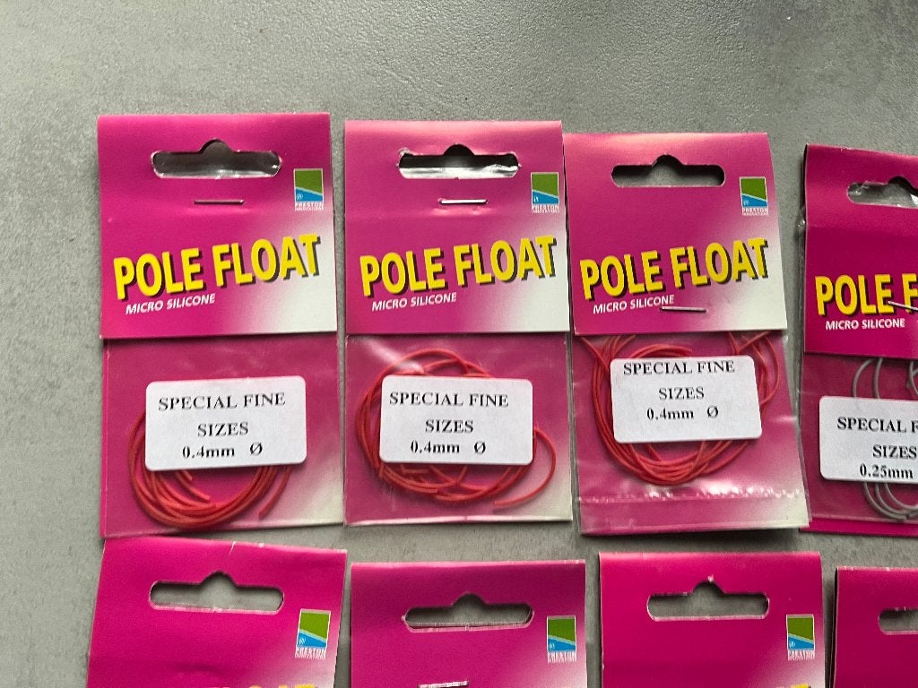 adv 87 / NIEUW mixset 10 pakjes silicone tule PRESTON, Ophalen of Verzenden, Nieuw, Overige typen